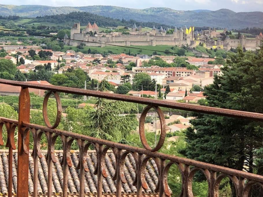 Maison De Charme Avec Vue Sur La Cite Medievale. Carcassonne Exterior foto